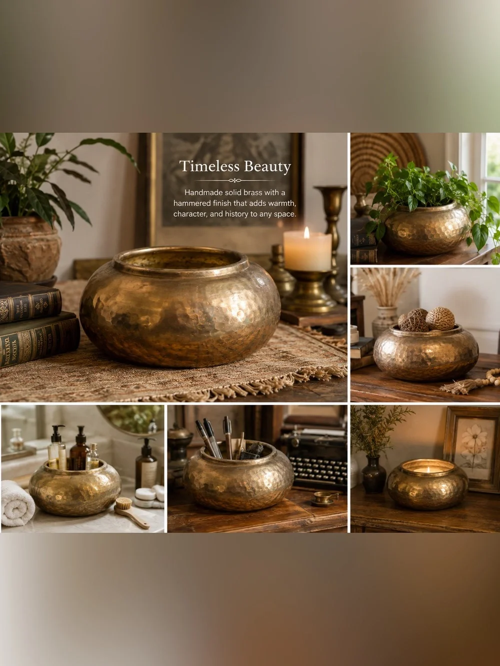 Vintage beautiful hammered